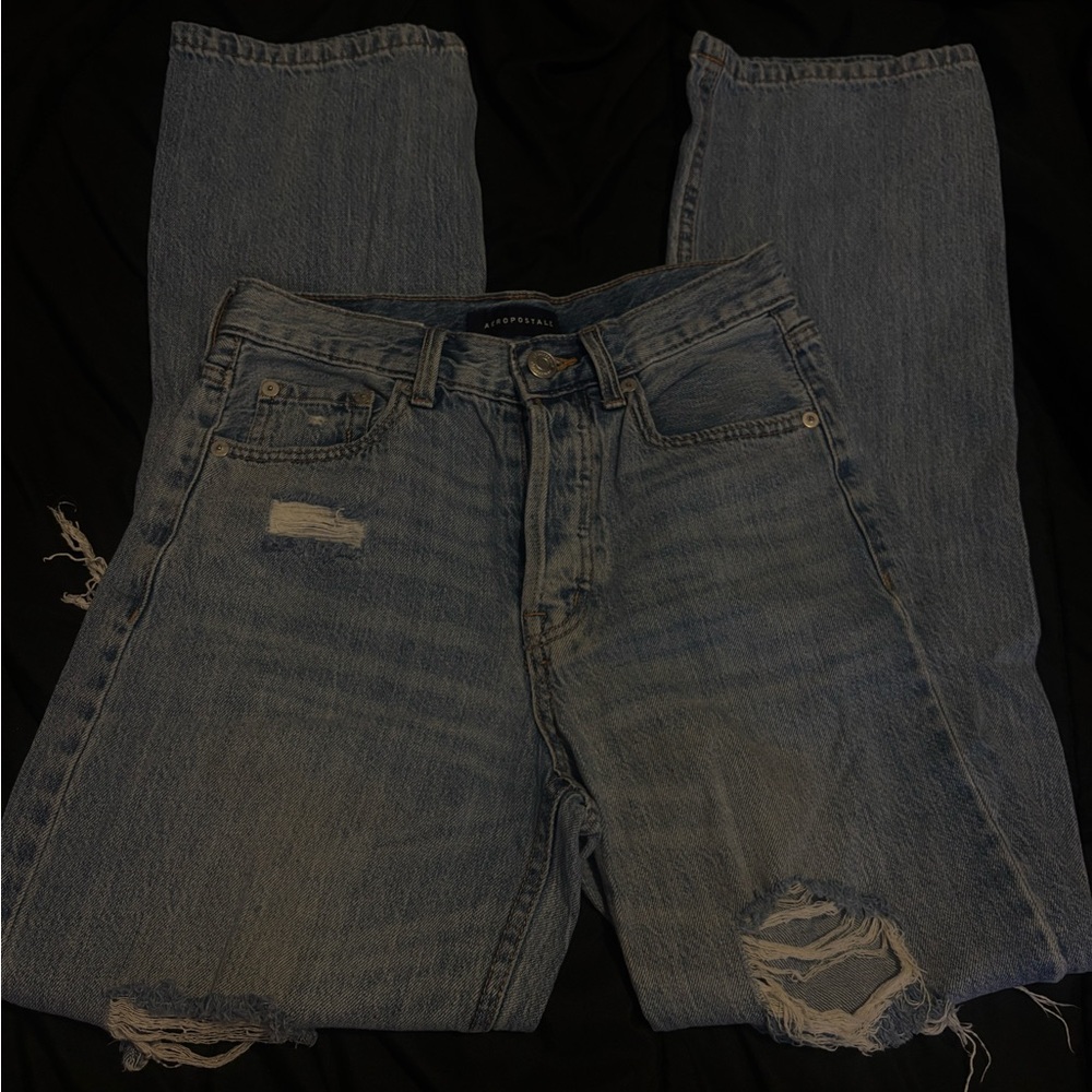 Aeropostale Light Blue Baggy Jeans